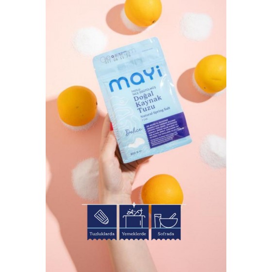 Mayi Tuz 2'li 600 Gr Ince Öğütülmüş Tuz Paketi