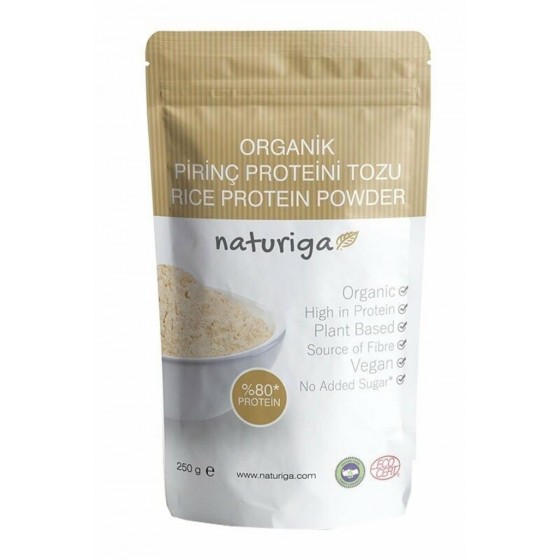 Naturiga Organik Pirinç Proteini Tozu 250 Gr