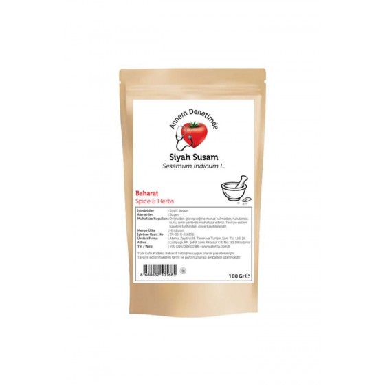 Annem Denetimde Siyah Susam 100gr
