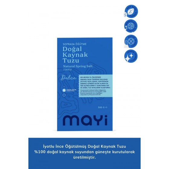 Mayi tuz Sofrada Öğütme Tuzu 500g